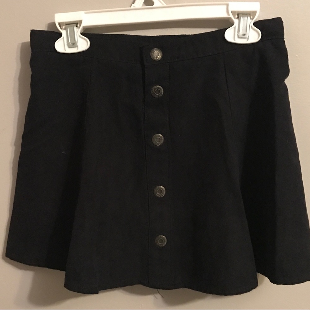 Black skirt.